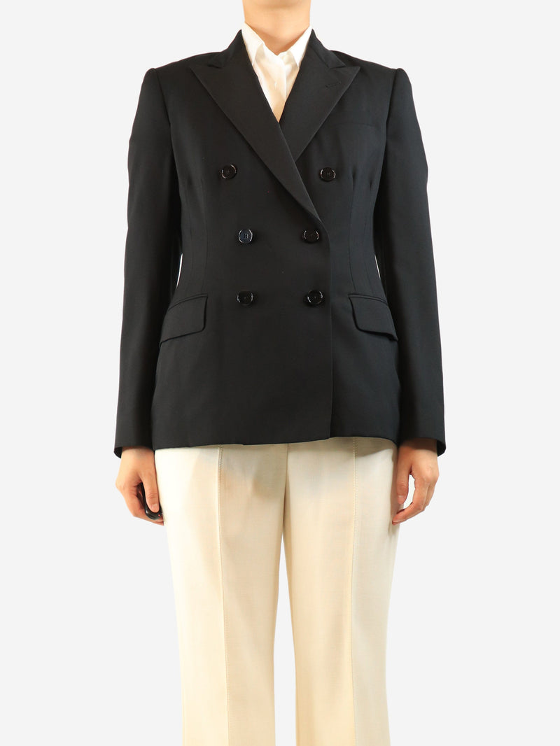 Black double-breasted blazer - size UK 10 Coats & Jackets Ralph Lauren 