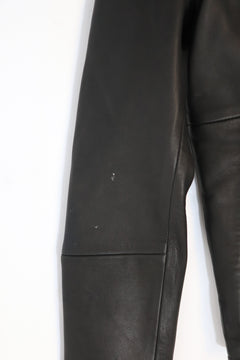 Black leather biker jacket - size XS Coats & Jackets Samsoe & Samsoe 
