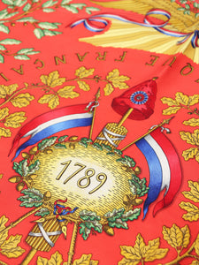 Hermes Multicoloured Liberte Egalite silk scarf