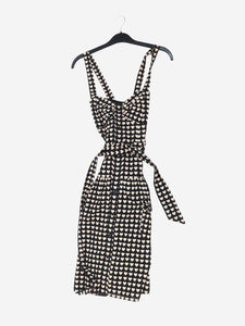 ME+EM Printed button down dress - size UK 8