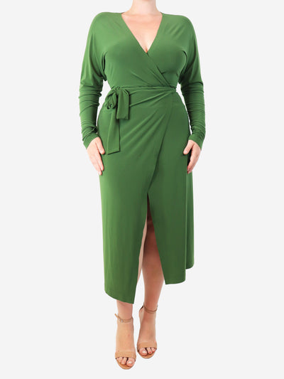 Green midi wrap dress - size M Dresses Norma Kamali 