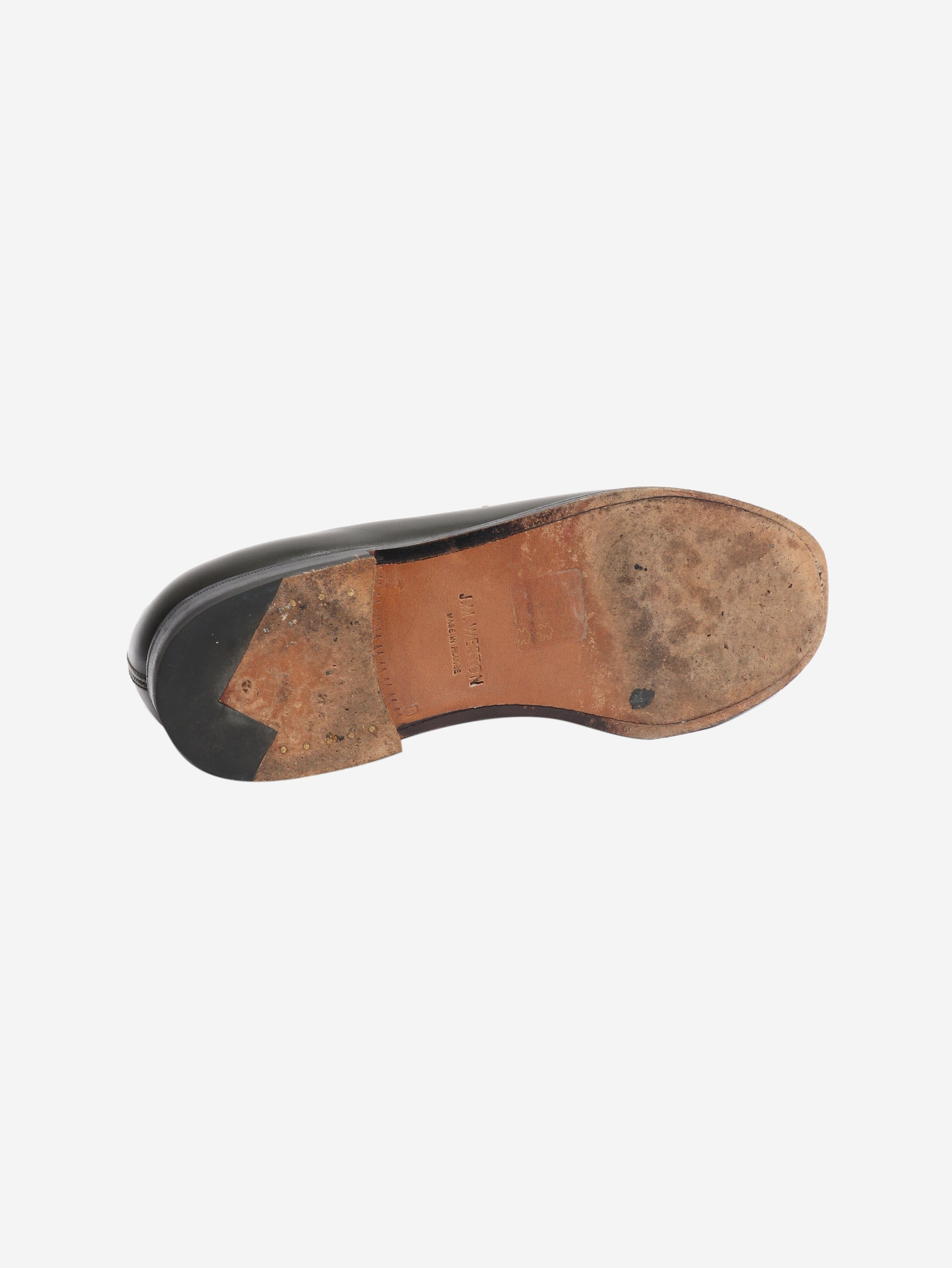 Dark olive 180 loafers - size EU 36 Flat Shoes J.M. Weston 
