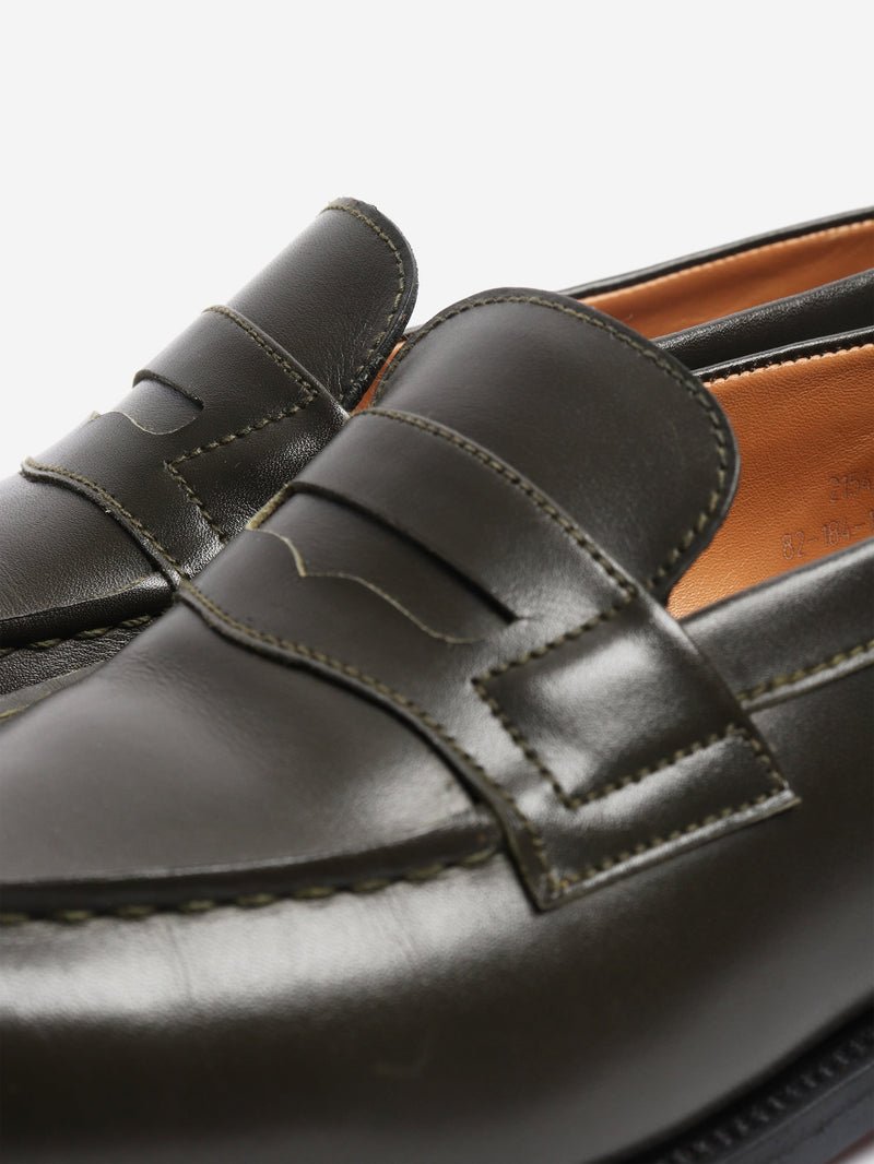 Dark olive 180 loafers - size EU 36 Flat Shoes J.M. Weston 