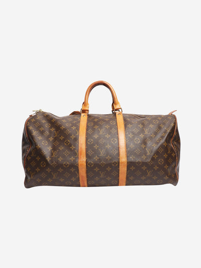 Brown vintage Keepall 55 bag Luggage & Travel Bags Louis Vuitton 