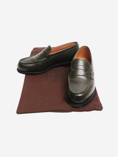 Dark olive 180 loafers - size EU 36 Flat Shoes J.M. Weston 