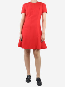 Louis Vuitton Red panelled dress - size UK 10