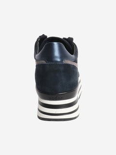 Navy midi platform H483 sneakers - size EU 36.5 Trainers Hogan 