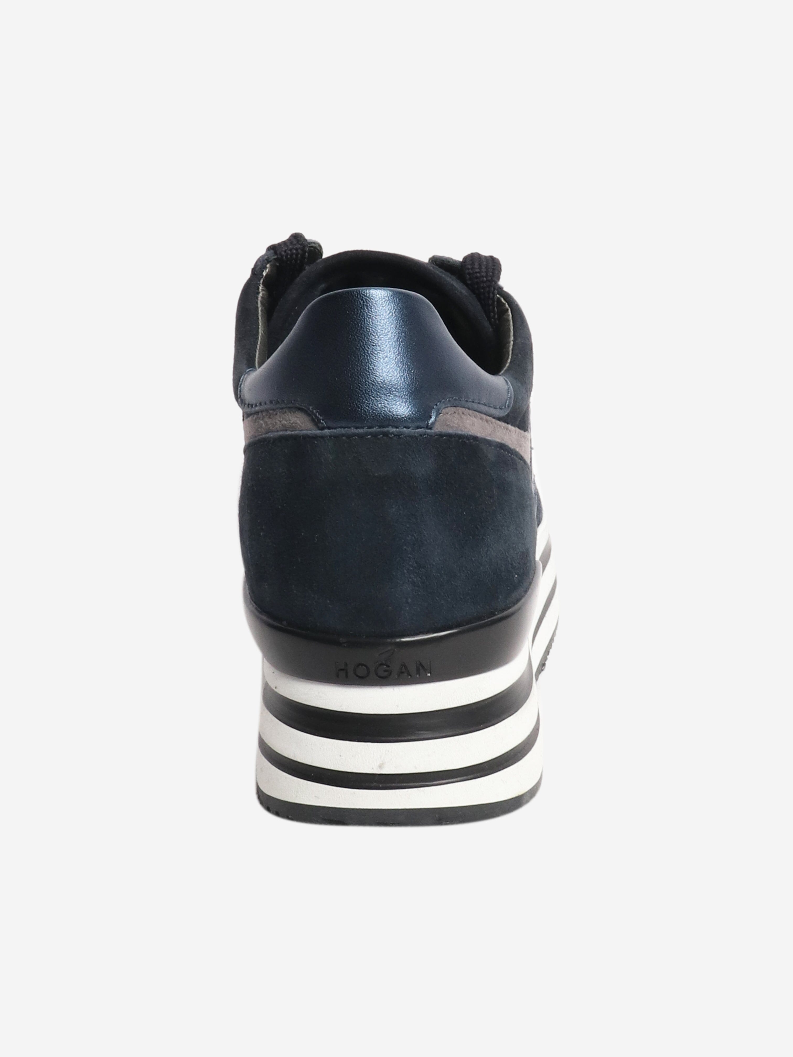 Navy midi platform H483 sneakers - size EU 36.5 Trainers Hogan 