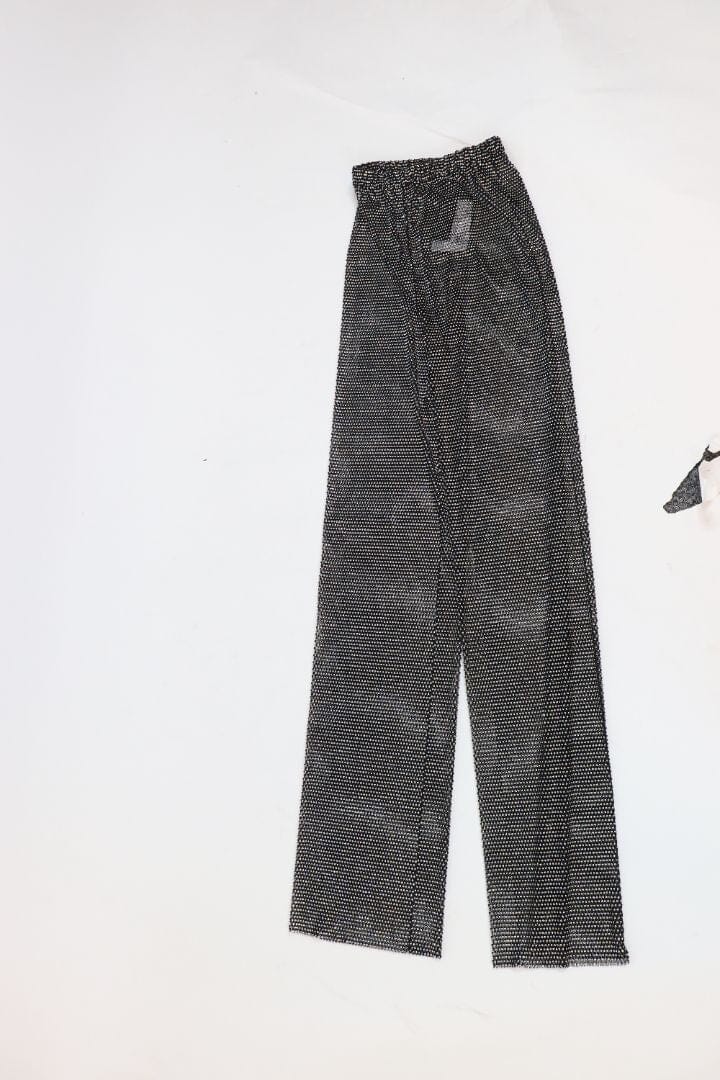 Black diamante trousers - size XS Trousers Santa 