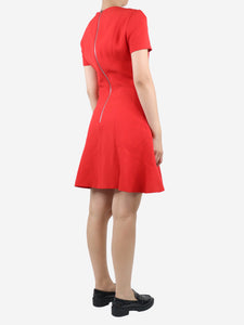 Louis Vuitton Red panelled dress - size UK 10