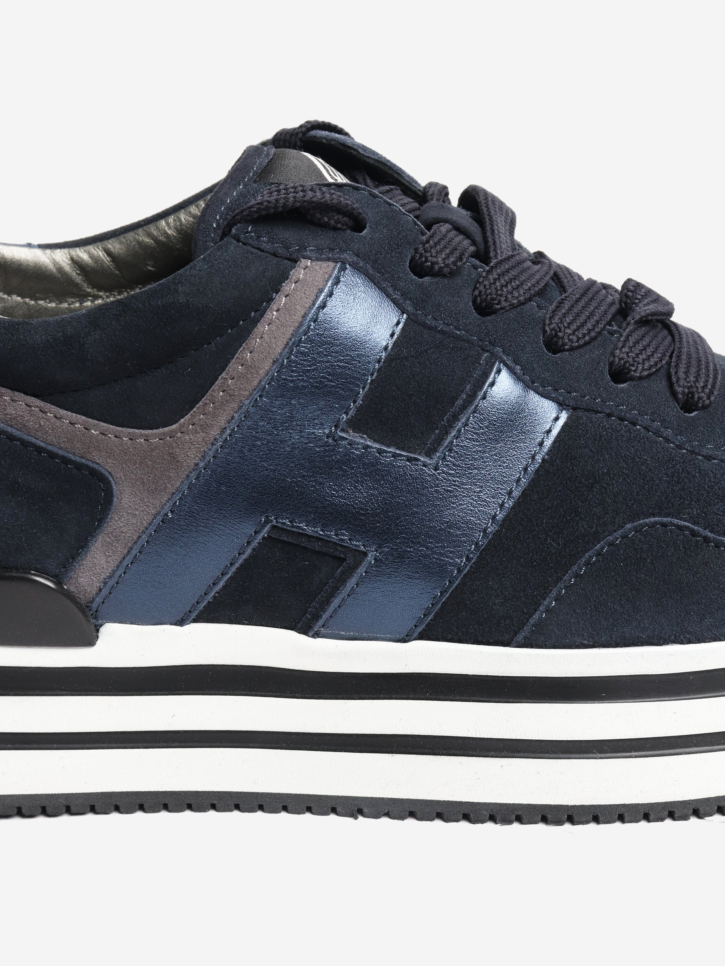 Navy midi platform H483 sneakers - size EU 36.5 Trainers Hogan 