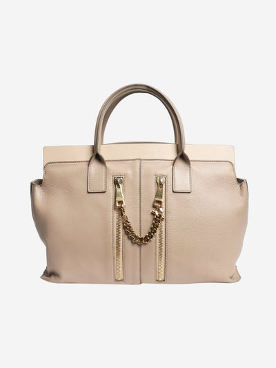 Beige Cate leather satchel bag Top Handle Bags Chloe 