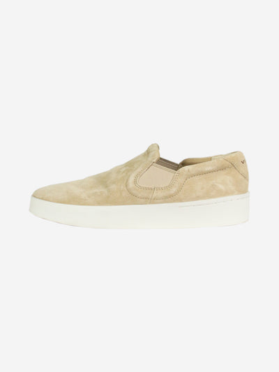 Beige suede slip-on shoes - size EU 37 Trainers Vince 