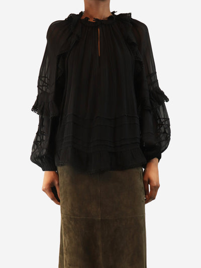 Black Jayden top - size UK 6 Tops Isabel Marant Etoile 