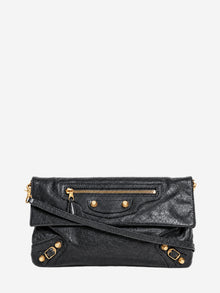 Grey lambskin Giant 12 Envelope Strap Clutch crossbody bag Cross-body Bags Balenciaga 