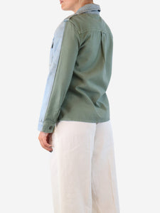 Frame Blue and green dual-tone denim jacket - size S