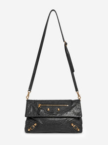 Grey lambskin Giant 12 Envelope Strap Clutch crossbody bag Cross-body Bags Balenciaga 