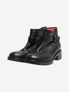 Fendi Black fleece ankle boots - size EU 39