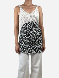 Stella McCartney White printed cami - size UK 10