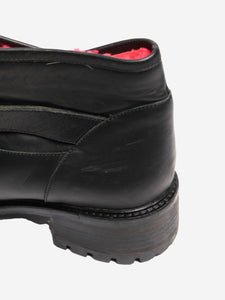 Fendi Black fleece ankle boots - size EU 39