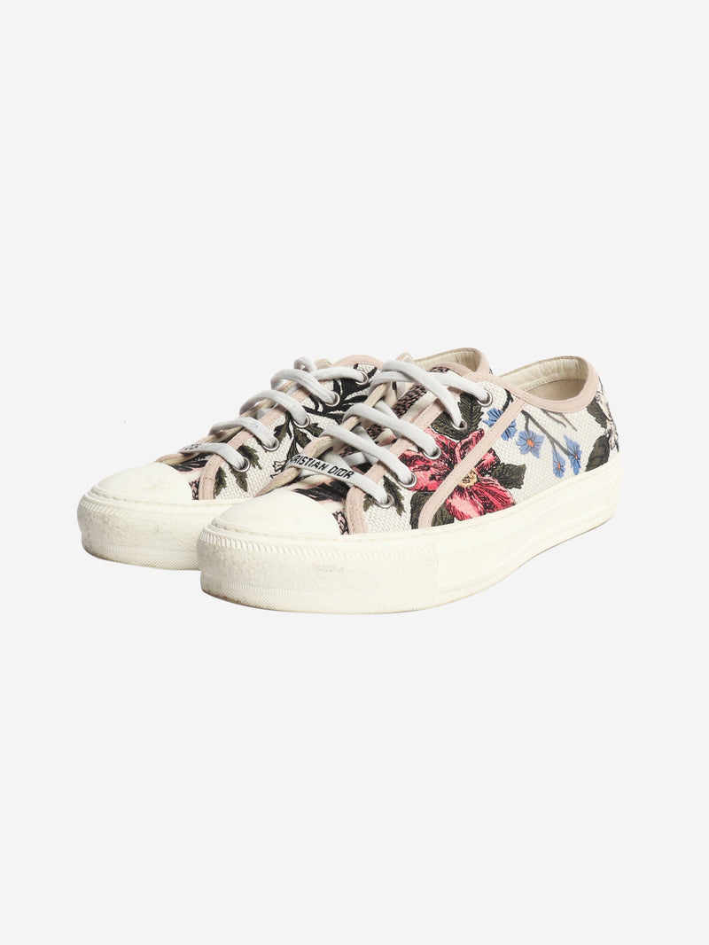 Multicolour embroidered trainers - size EU 37 Trainers Christian Dior 