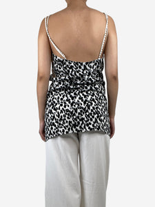Stella McCartney White printed cami - size UK 10