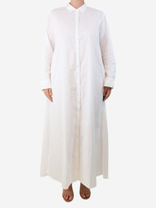 Xirena White cotton midi shirt dress - size M