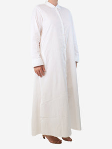 Xirena White cotton midi shirt dress - size M