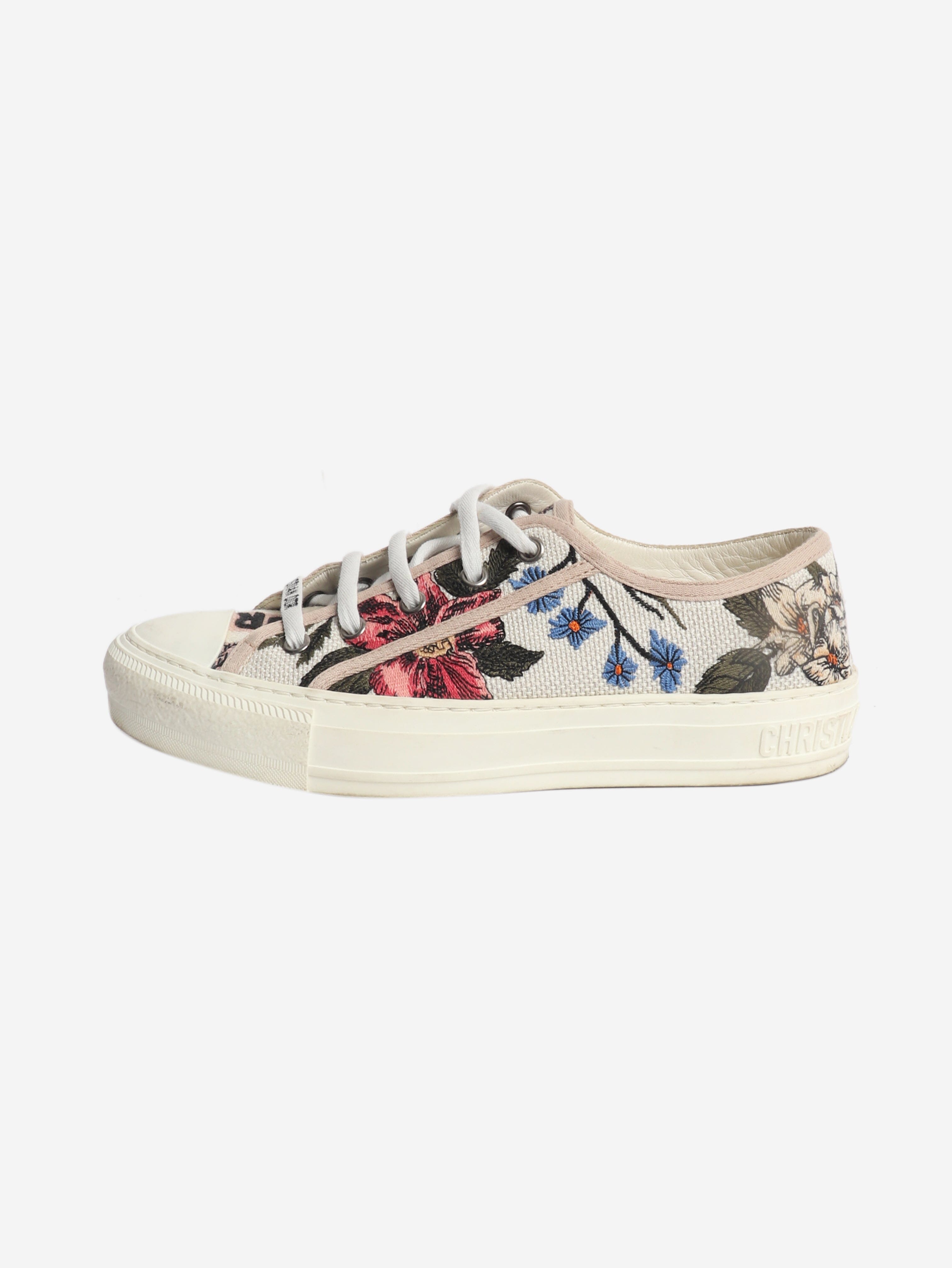 Multicolour embroidered trainers - size EU 37 Trainers Christian Dior 
