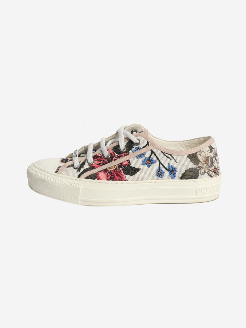 Multicolour embroidered trainers - size EU 37 Trainers Christian Dior 