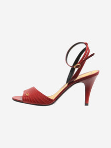 Valentino Red Ladycrush leather sandal heels - size EU 38