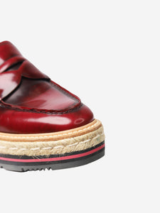 Prada Red platform loafers - size EU 36.5