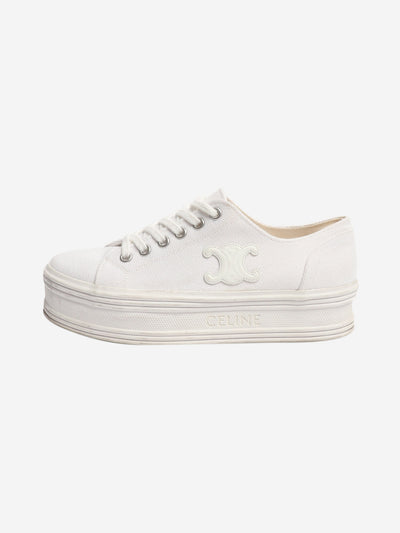 White Jane low-top canvas sneakers - size EU 35 Trainers Celine 