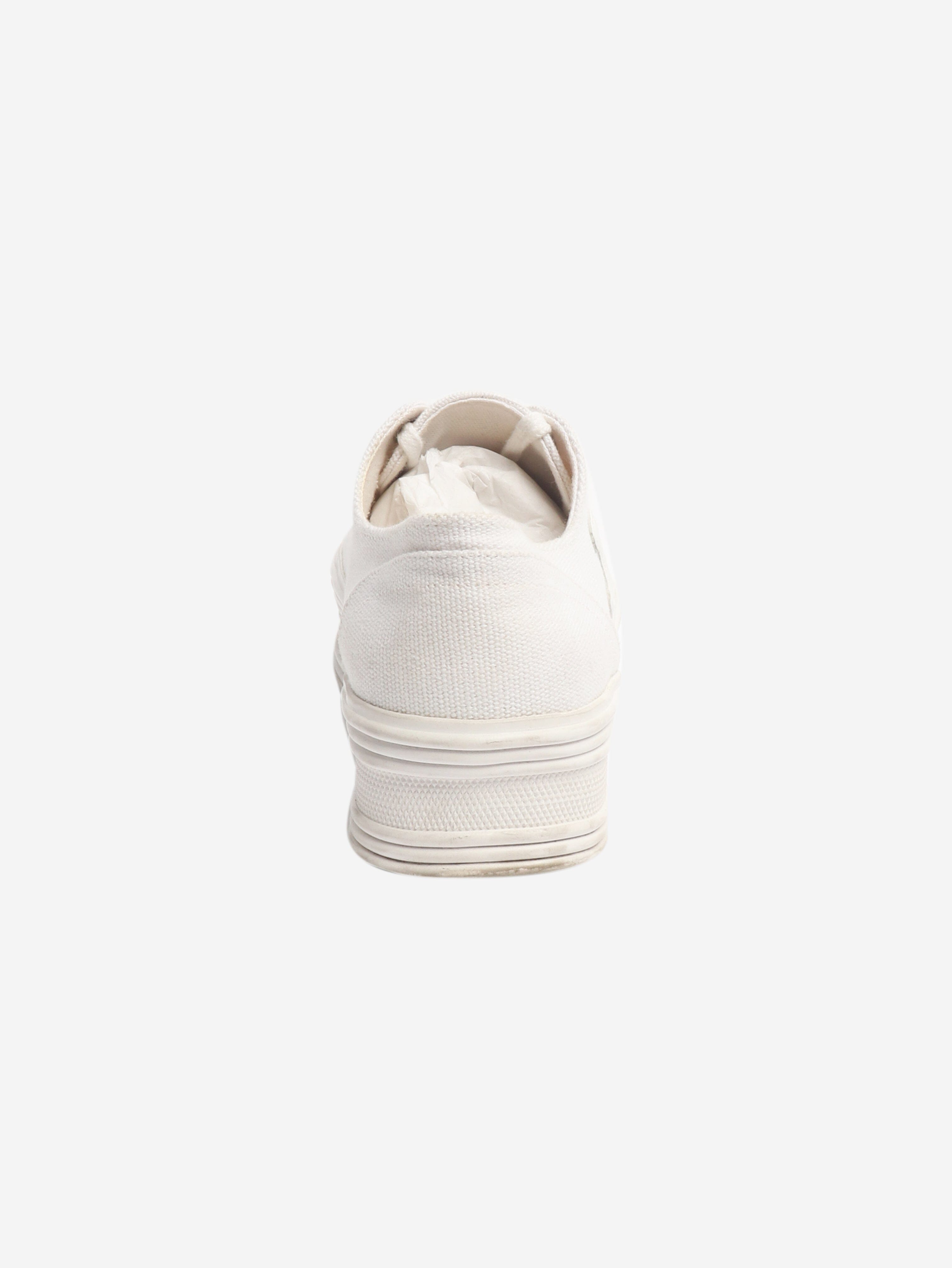White Jane low-top canvas sneakers - size EU 35 Trainers Celine 