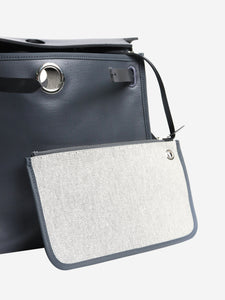 Chanel Black vintage 2005 V-Stitch lambskin tote bag