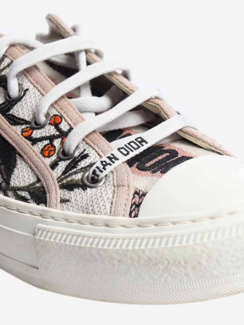 Multicolour embroidered trainers - size EU 37 Trainers Christian Dior 