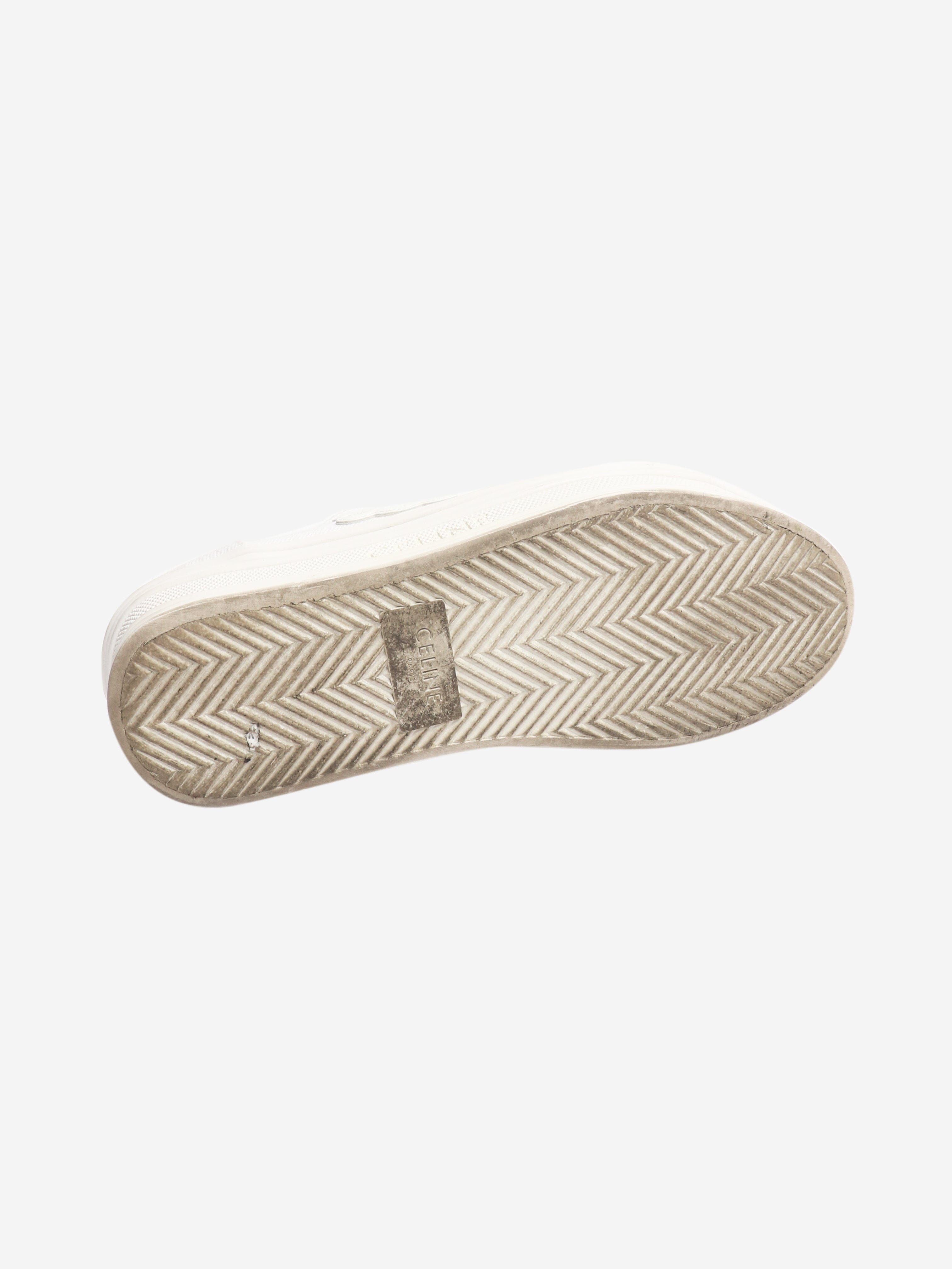 White Jane low-top canvas sneakers - size EU 35 Trainers Celine 
