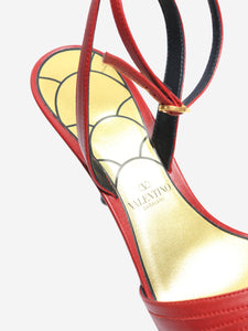 Valentino Red Ladycrush leather sandal heels - size EU 38