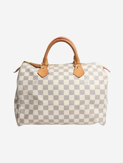 Cream 2010 Damier Azure Speedy bag Top Handle Bags Louis Vuitton 