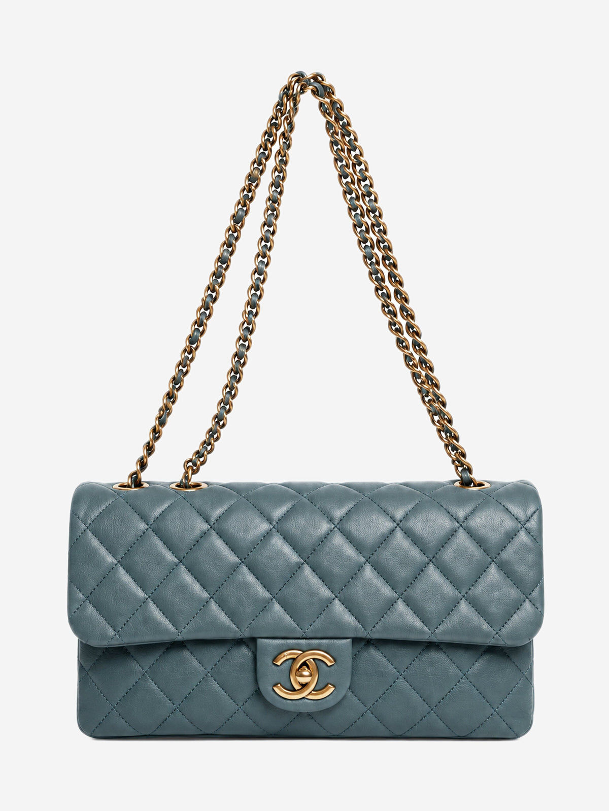 Blue 2012 leather quilted flap shoulder bag Shoulder bags Chanel 