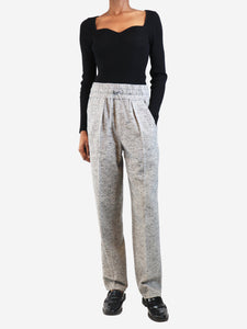 Isabel Marant Etoile Grey Miroki trousers - size UK 6