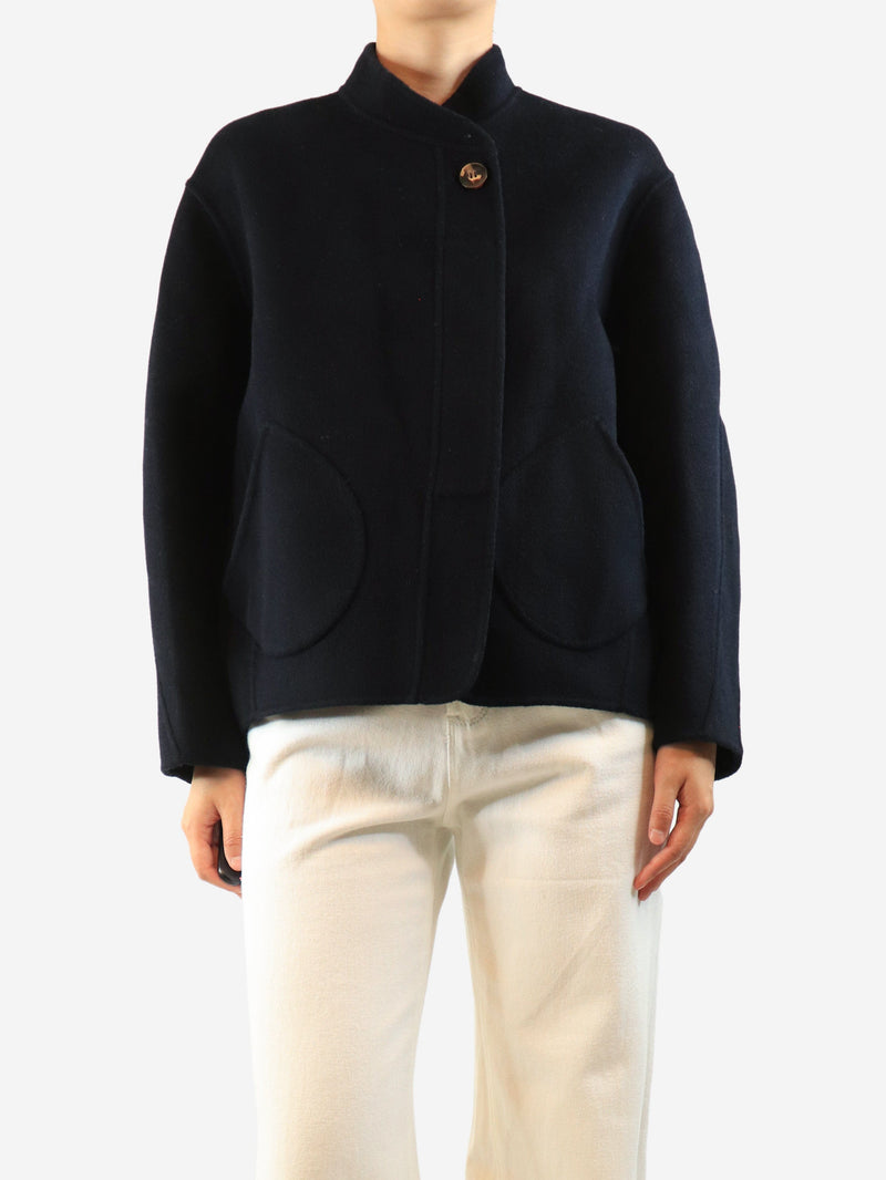 Black Windsor wool-blend jacket - size UK 8 Coats & Jackets Soeur 
