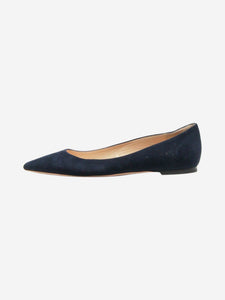 Jimmy Choo Dark blue suede ballet flats - size EU 36