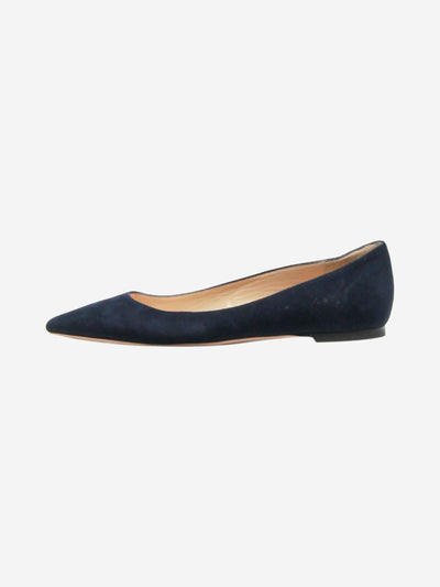 Dark blue suede ballet flats - size EU 36 Flat Shoes Jimmy Choo 