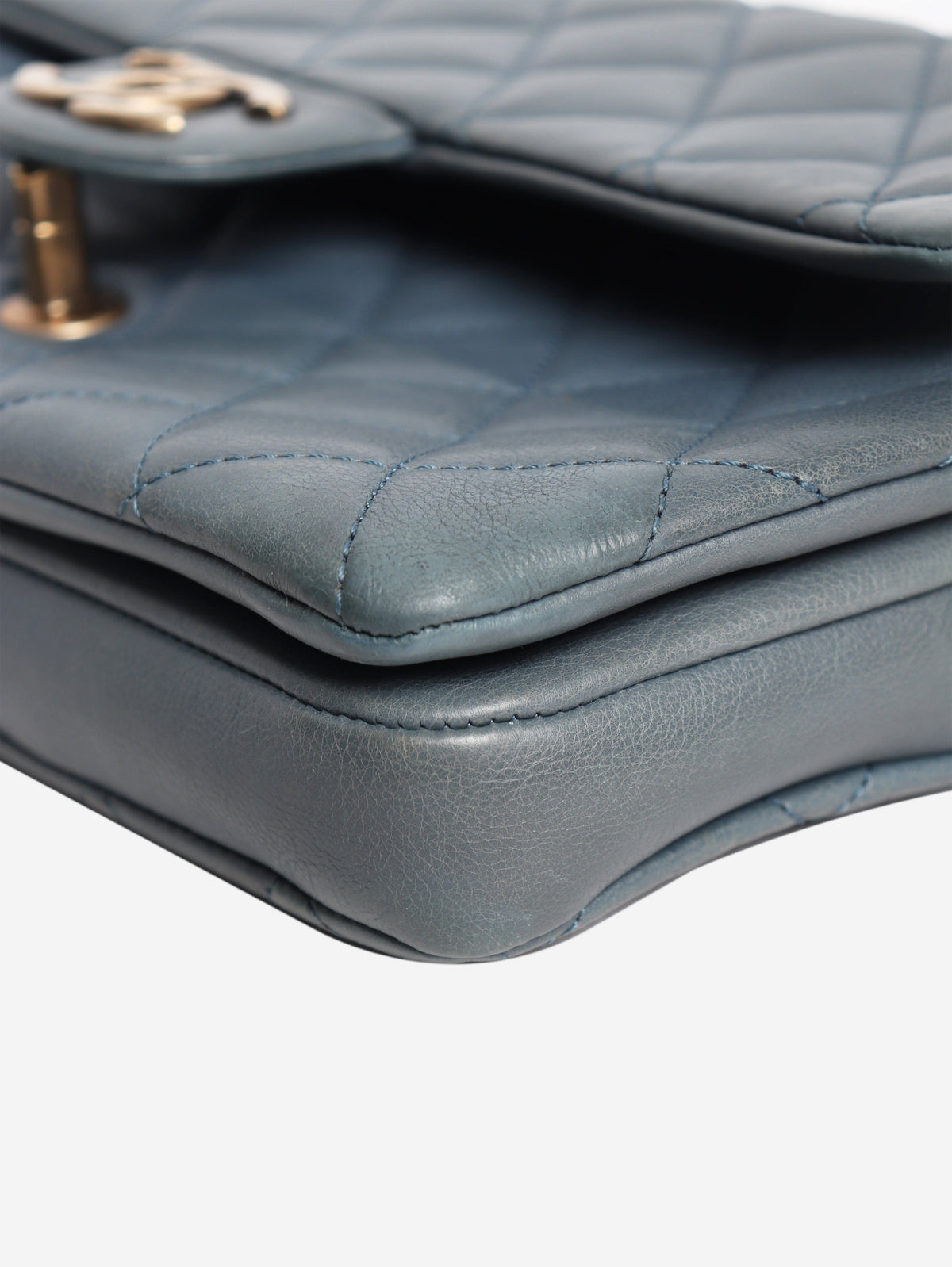 Blue 2012 leather quilted flap shoulder bag Shoulder bags Chanel 