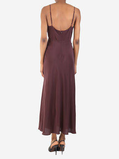 Purple bow dress - size UK 10 Dresses Rixo 