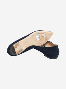 Jimmy Choo Dark blue suede ballet flats - size EU 36