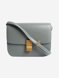 Light blue leather crossbody bag Cross-body bags Celine 