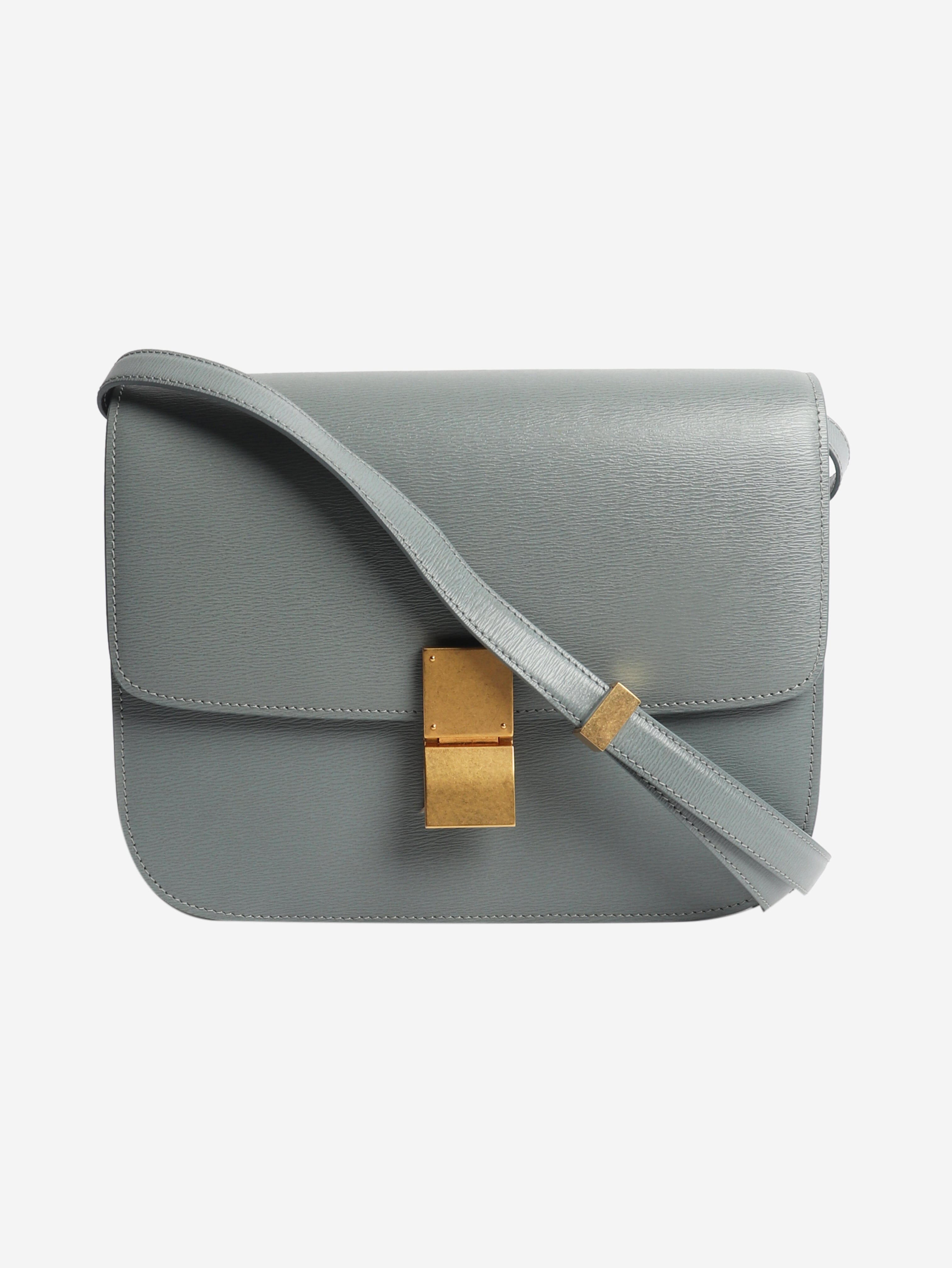 Light blue leather crossbody bag Cross-body bags Celine 