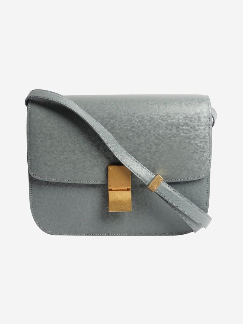 Light blue leather crossbody bag Cross-body bags Celine 